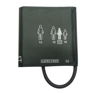 Manchette Nibp pour adulte n ° 11, circonférence du bras de 25,3 à 34,3 cm, sans gaz, tube unique