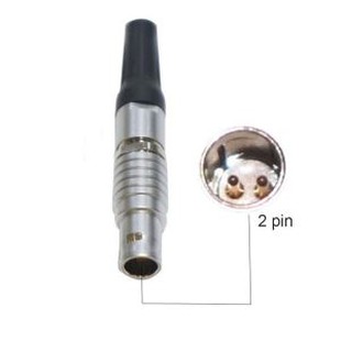 0B 2pin Plug Metal Multipolaire Fixe Femelle Mâle Femelle Contacts De Soudure Boîtier En Métal Isolant PPS