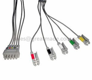 Jeu de câbles de connexion multibras compatibles GE 414556-003, 5 broches, CEI, Grabber