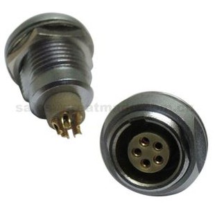 Métal fixé prise avec deux écrous (5 broches)