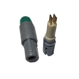Connecteur en plastique 1P 1Keying PAG1-10pin 14pin Push-Pull Circular Straight Plug With Back Nut