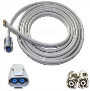Compatible avec GE Pressure Cuff Interconnect Hose , Dual Tube , L=3m .