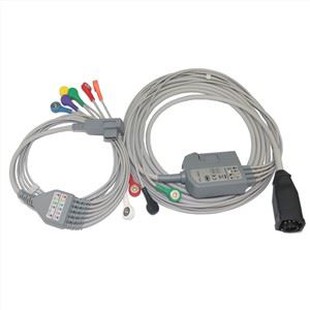 Câble ECG en 1 étape 12- pour Zoll